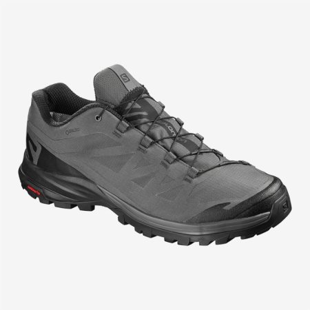 Buty Trekkingowe Męskie Salomon OUTpath GTX Ciemny Szare - PL 0-GQAL